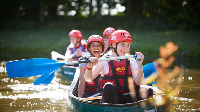 Canoeing on Outdoor Classroom Day